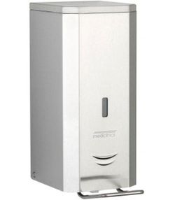 Dosificador de jabón líquido palanca Acero inox AISI 304 Epoxi Satinado DJP0034CS Mediclinics