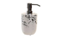 Dosificador Jabón Cemento 7,5X8,5X15,5 Simil Marmol Mate Juegos BAño
