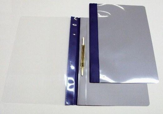 Dossier con fastener, Azul