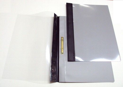 Dossier con fastener, Negro