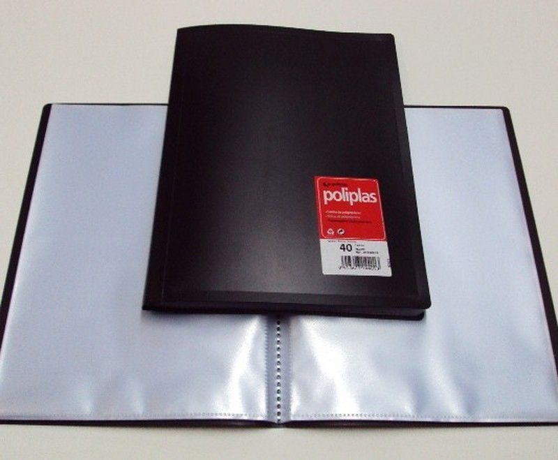 Dossier transparente 40 fundas PP Fº Extra