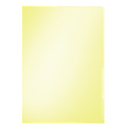Dossier uñero Leitz (Caja 100) PVC rígido. 150 micras. DIN A4, amarillo