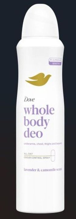 Dove Deo. Spray 150 Whole Body Deo Lavan