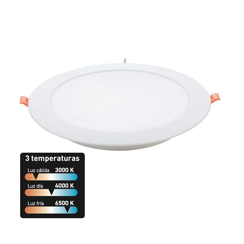 Downlight Led Redondo. Empotrar. 18w-3cc