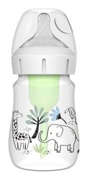 Dr Brown's biberon boca ancha pp options + natural flow 1 unidad 150ml selva