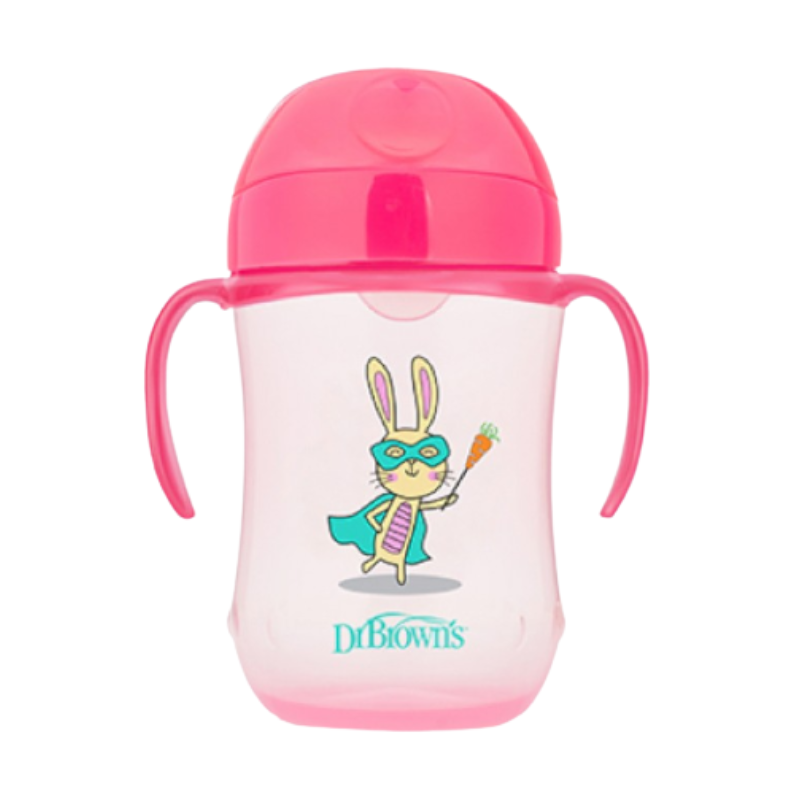 Dr. Brown’s Transition Cup 270 ml – Vaso aprendizaje sin derrames 9 m+