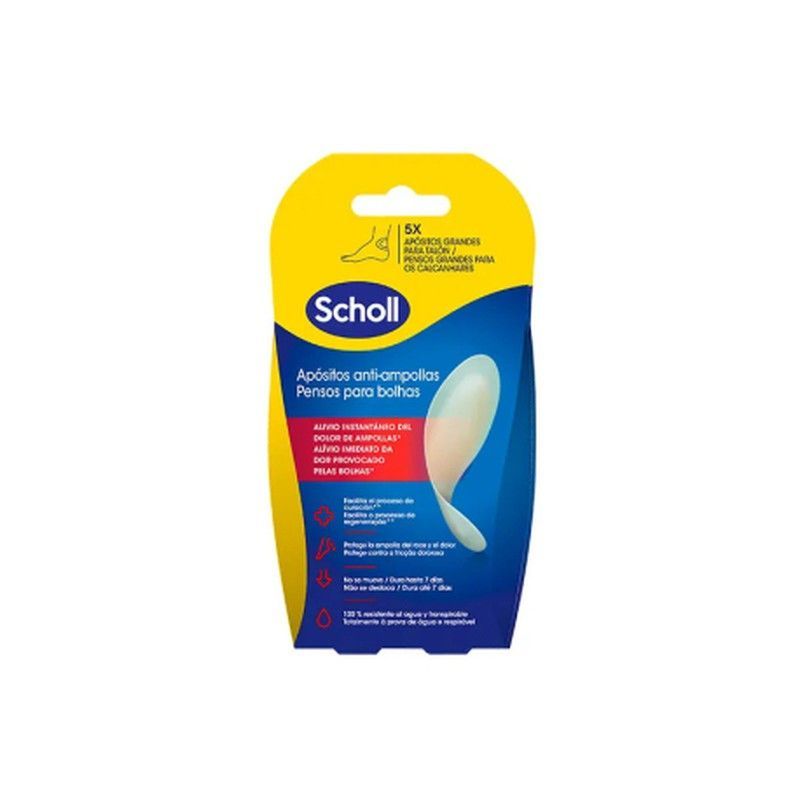 Dr. Scholl apósitos anti-ampollas grandes 5 unidades