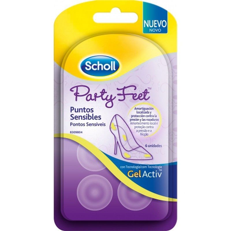 Dr Scholl Puntos Sensibles Party Feet 6ud