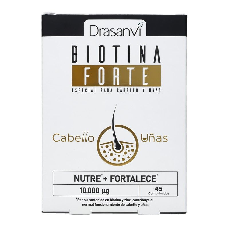 Drasanvi Biotina Forte 10.000 µg 45 Comprimidos