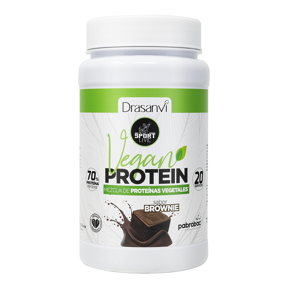 Drasanvi Sport Live Proteína Vegana Brownie 600 g