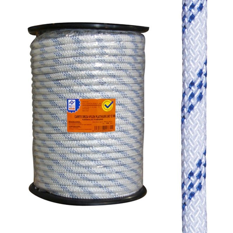 Driza Nylon 6 Mm Blanco/Azul 200 M