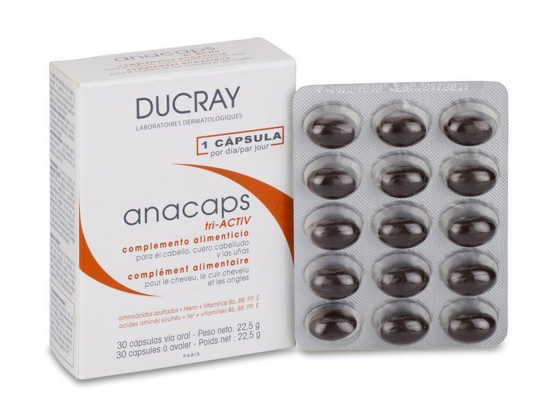 Ducray Anacaps Tri-Activ 30 Cápsulas