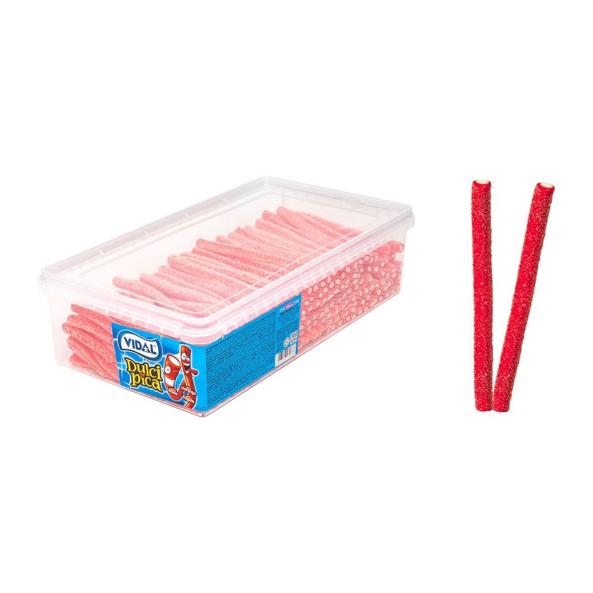 Dulcipica Fresa. Regaliz fresa con nata con pica