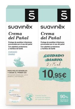 Duplo Crema Pañal 75ml+75ml Suavinex