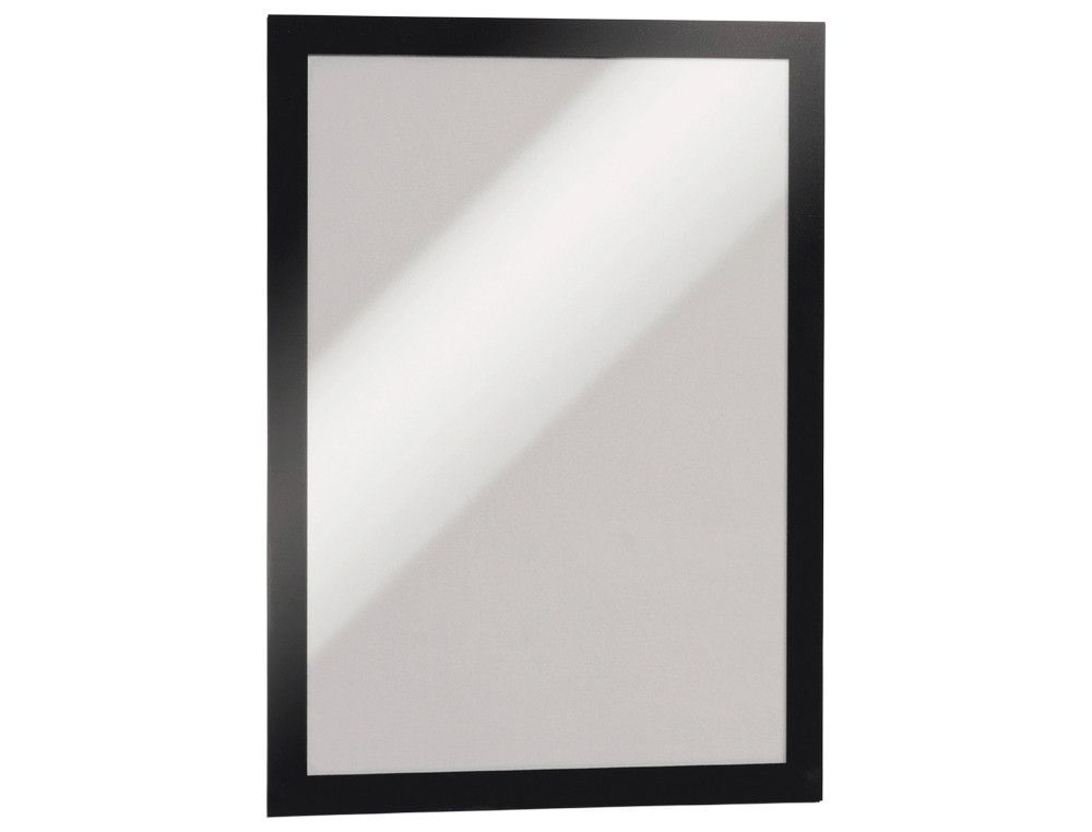 DURABLE. Marco autoadhesivo Durable Duraframe A4 negro (2 unidades)