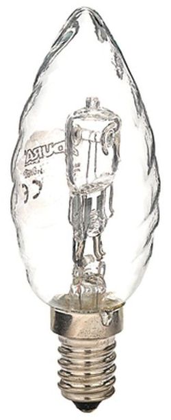 Duralamp 1628 lámpara halógena rizada 28w e14