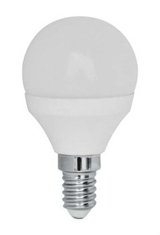 Duralamp cp456cf lámpara esférica e14 6w 230v opal blanco