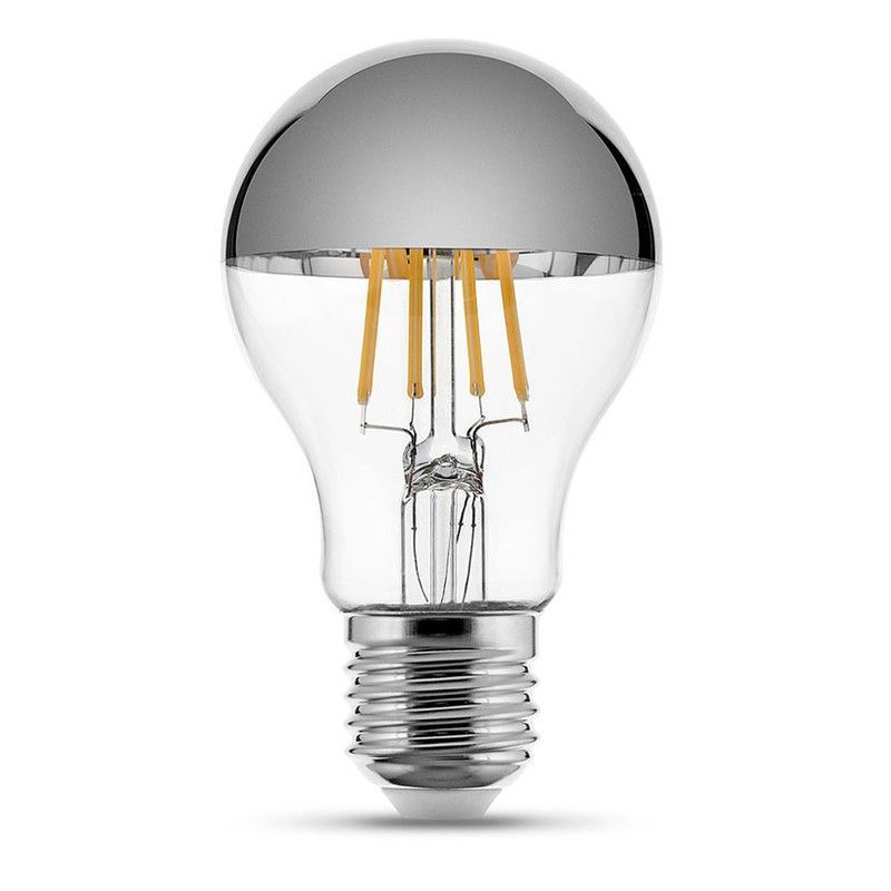 Duralamp lfa6004s lámpara filamento LED a60 4w e27 2600k top plata