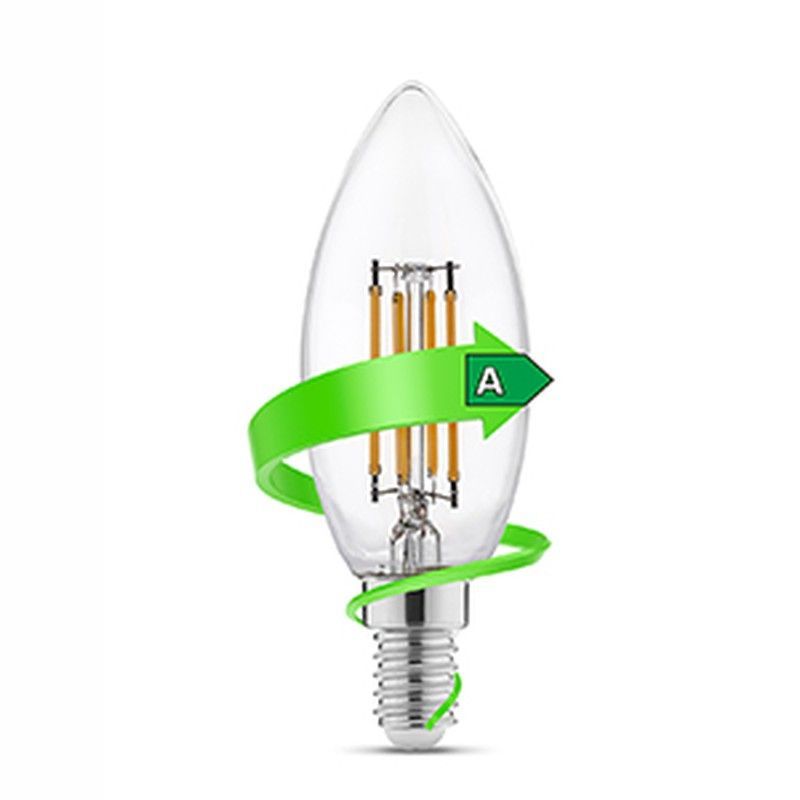 Duralamp Lfc370627-D  LED Vela Filamento Clara 6w E14 2700k Dim