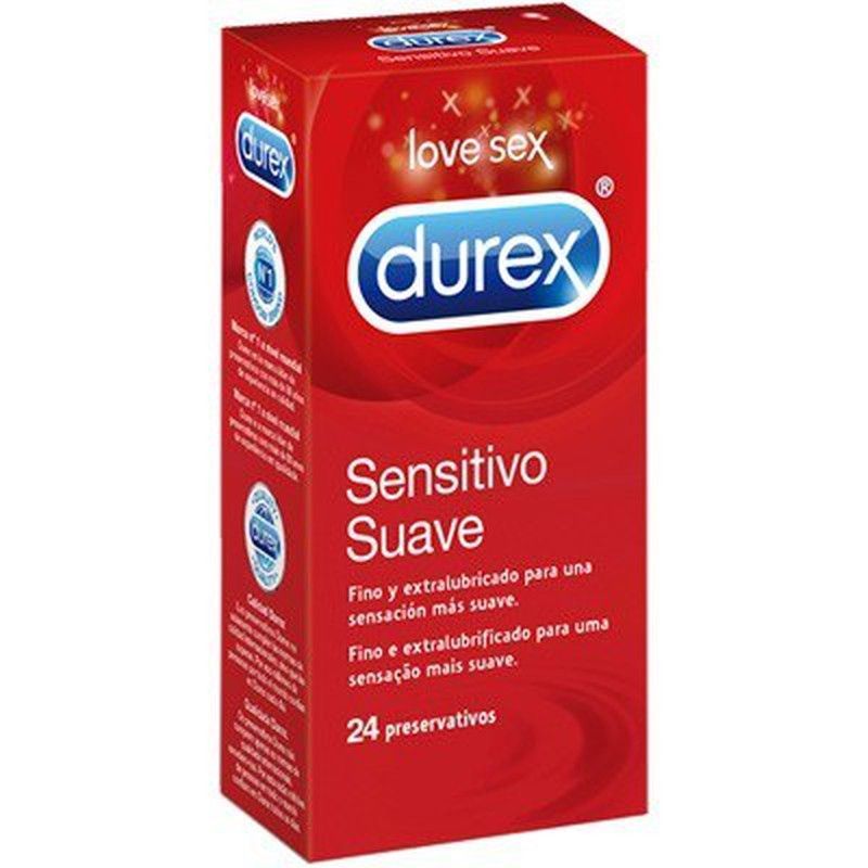 Durex Sensitivo Suave 12 Preservativos