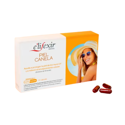 E’lifexir Esenciall Piel Canela 40 cápsulas – Cápsulas bronceadoras