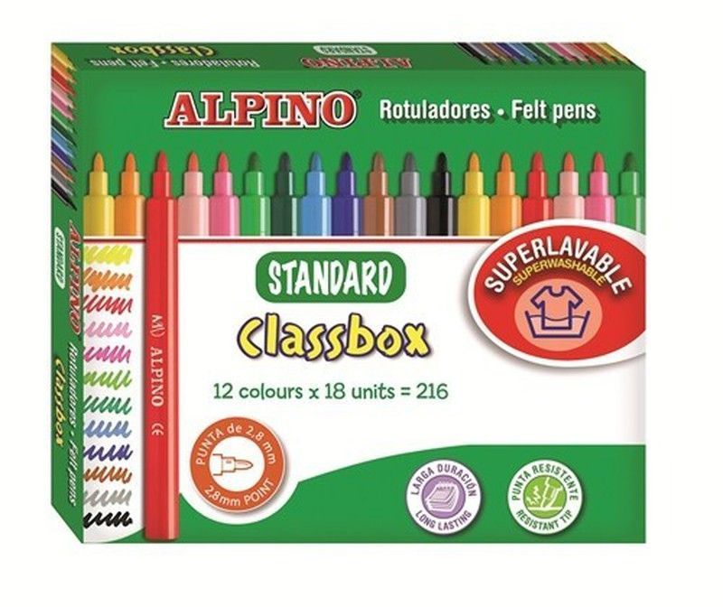 Economy pack 216 unds alpino standar surtidos