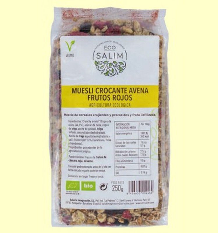 Ecosa Muesli Crocant F.Vermells 250gr