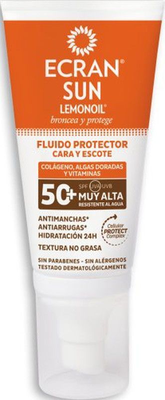 Ecran Sun Fluido Facial 50 F50 Viaje