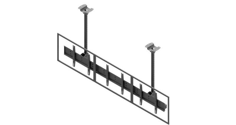Edbak Sop. Techo Menu Board 3 Monit. 50"-57" Hor.