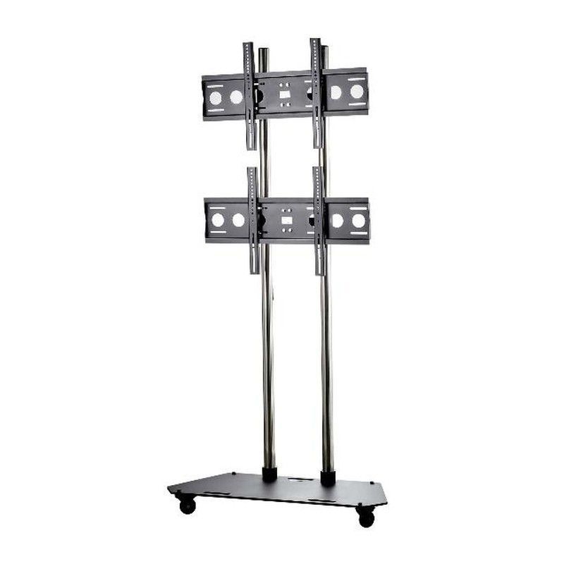 Edbak Soporte Con Ruedas Para 2 Monitores 42"-65"