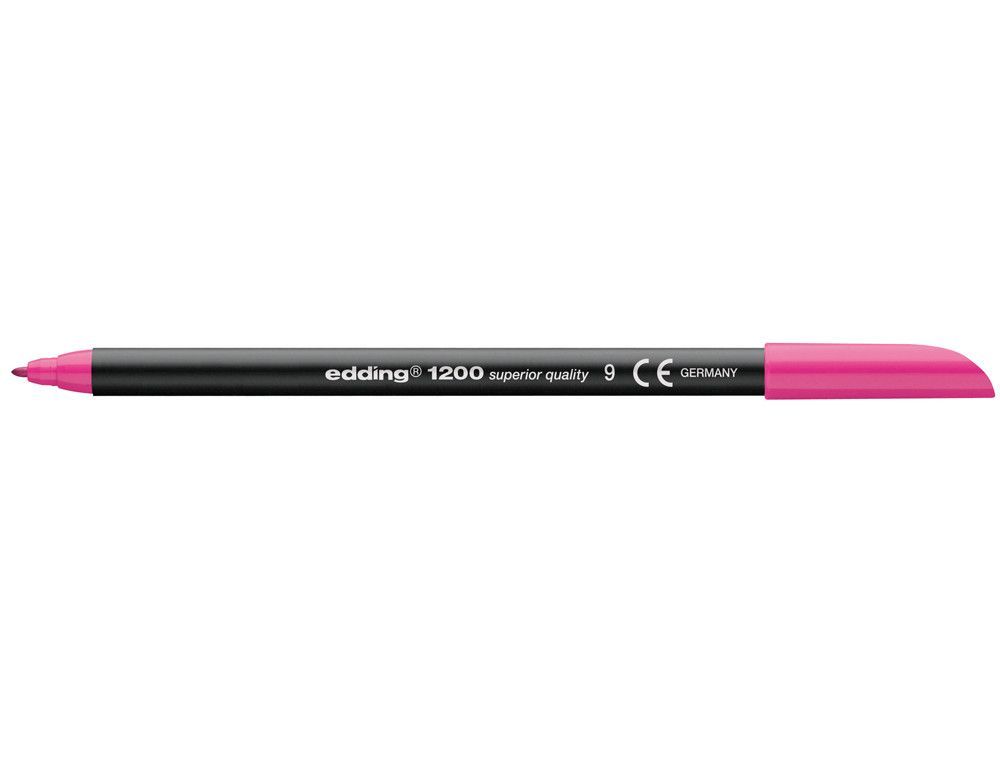 EDDING 1200 Rotulador rosa trazo 0,5 a 1 mm. Ref. 1200-09