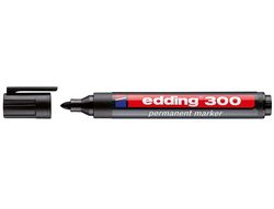 EDDING 300 Marcador Permanente Punta Conica Trazo 1.5-3 Mm Negro Ref. 300-01