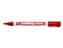 EDDING 400 Marcador Permanente Bolsillo Punta Redonda Trazo 1 Mm Rojo Ref. 400-02