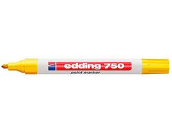 EDDING 750 marcador permamente punta cónica trazo 2-4 mm. color Amarillo Ref. 750-5