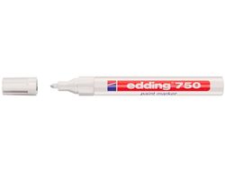 EDDING 750 marcador permamente punta cónica trazo 2-4 mm. color Blanco Ref. 750-49