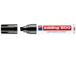 EDDING 800 Marcador Permanente Punta Biselada Trazo 4 - 12 Mm Negro Ref. 800-01