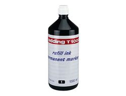 EDDING Bote Tinta T-1000 negro 1000 ml Ref. T1000-01