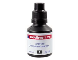 EDDING Frasco de Tinta Edding T-25 30 ml negro T25-01