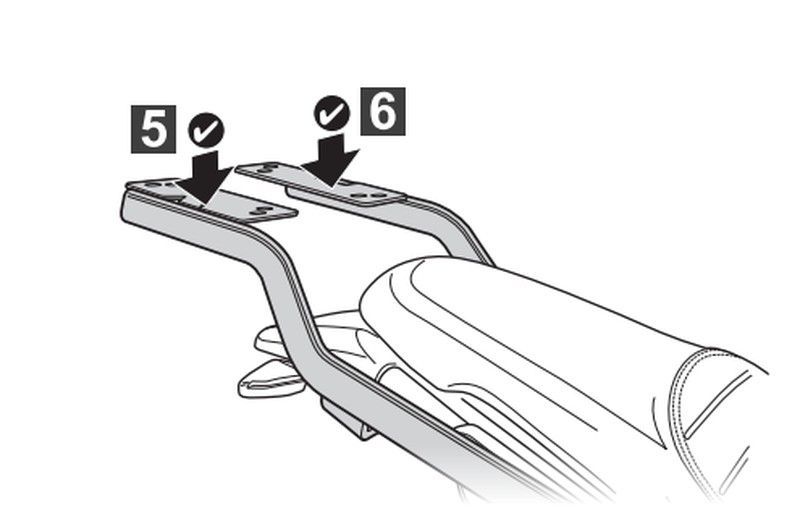EIGHT MILLE 500 SCRAMBLER/STREET - 22> Fijación Maleta