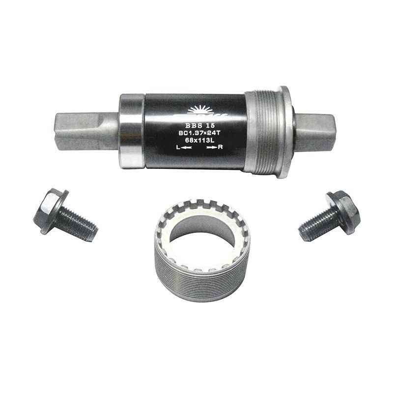 Eje pedalier sunrace 68/129 mm acero