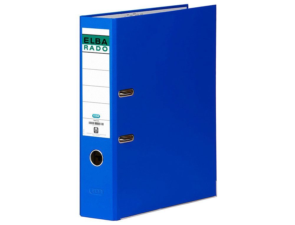 ELBA Archivador palanca Rado-Chic A4 Lomo 80mm Azul 100022645