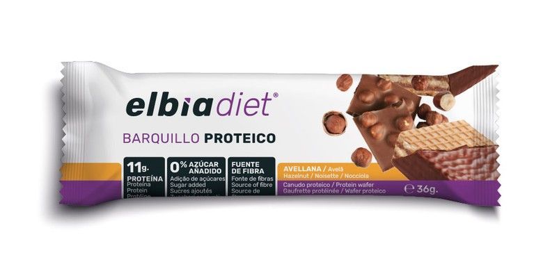 Elbia Barquillo Sabor Avellana 36 g