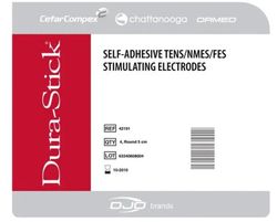 Electrodos autoadhesivos Dura Stick 5cm Square 4 Und