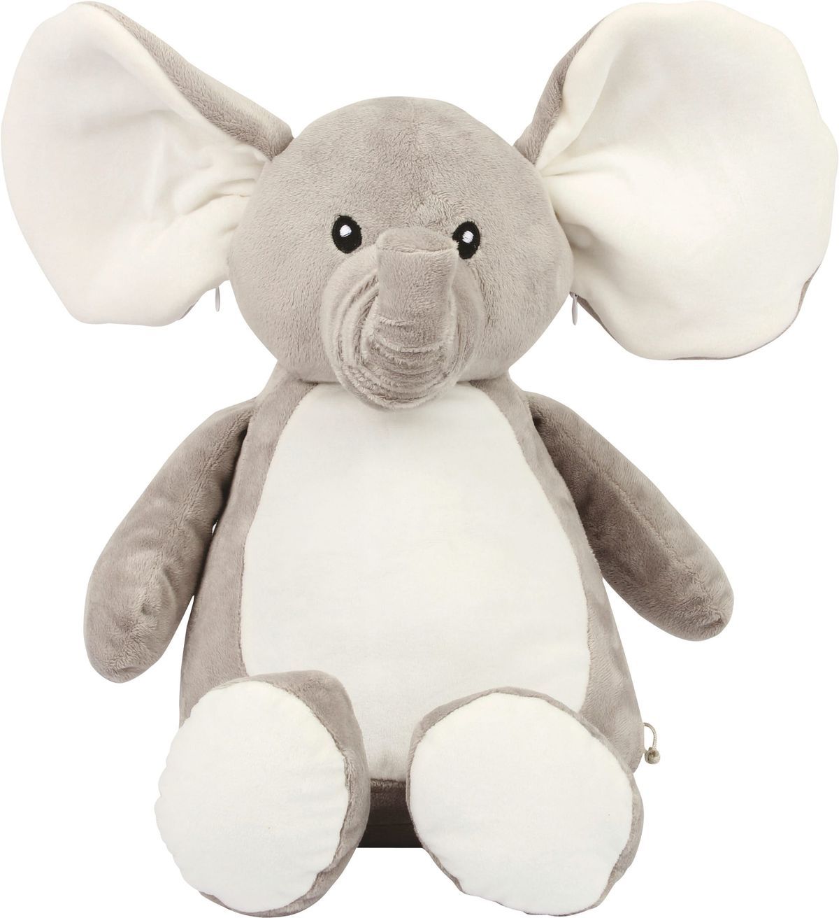 Elefante de peluche con cremallera