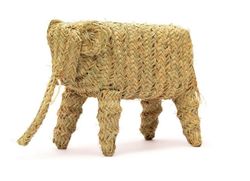 Elefante de ratán Yerada 40 cm