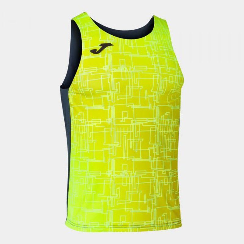 Elite Viii Tank Top Navy Fluor Yellow