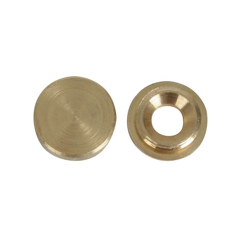 Embellecedor muebles EHL. Embellecedor Laton Pul.Liso 16 Mm.