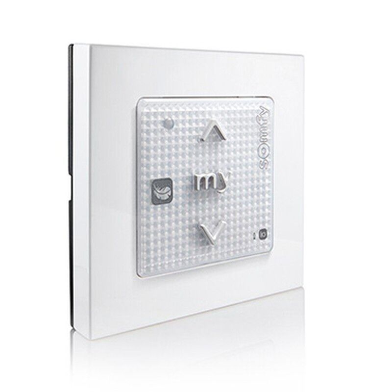 Emisor de pared Somfy radio IO: Kit Smoove Origin RS100