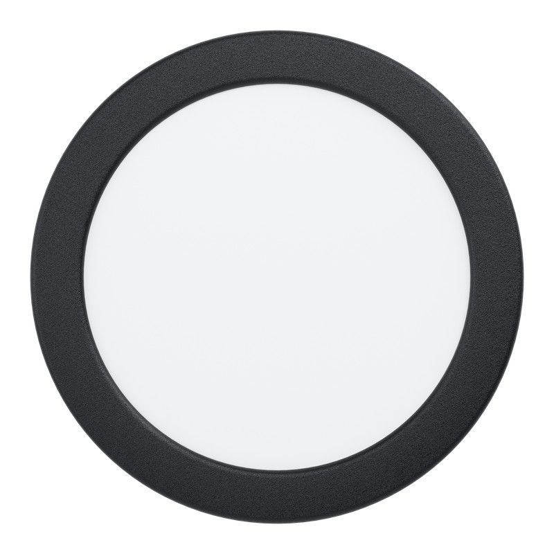 Empotrable Fueva 5 negro 166mm 3000k