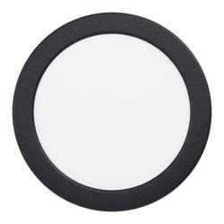 Empotrable Fueva 5 negro 166mm 3000k